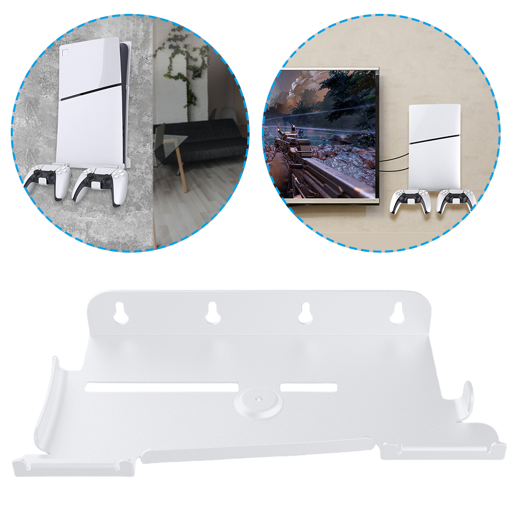 Gaming Accessories Wall Mount - حامل جداري للعرض مع حاملين للتحكم،