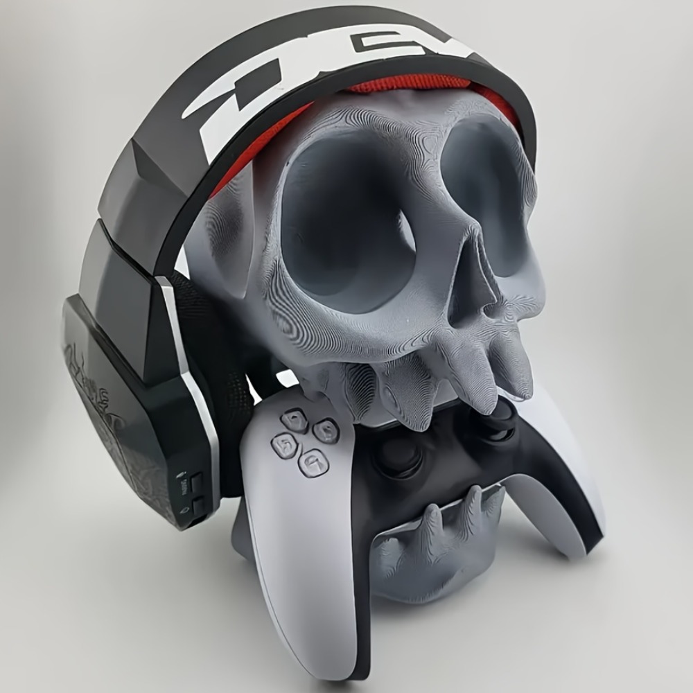 Gaming Set Accessories - حامل تحكم على شكل جمجمة وحامل
