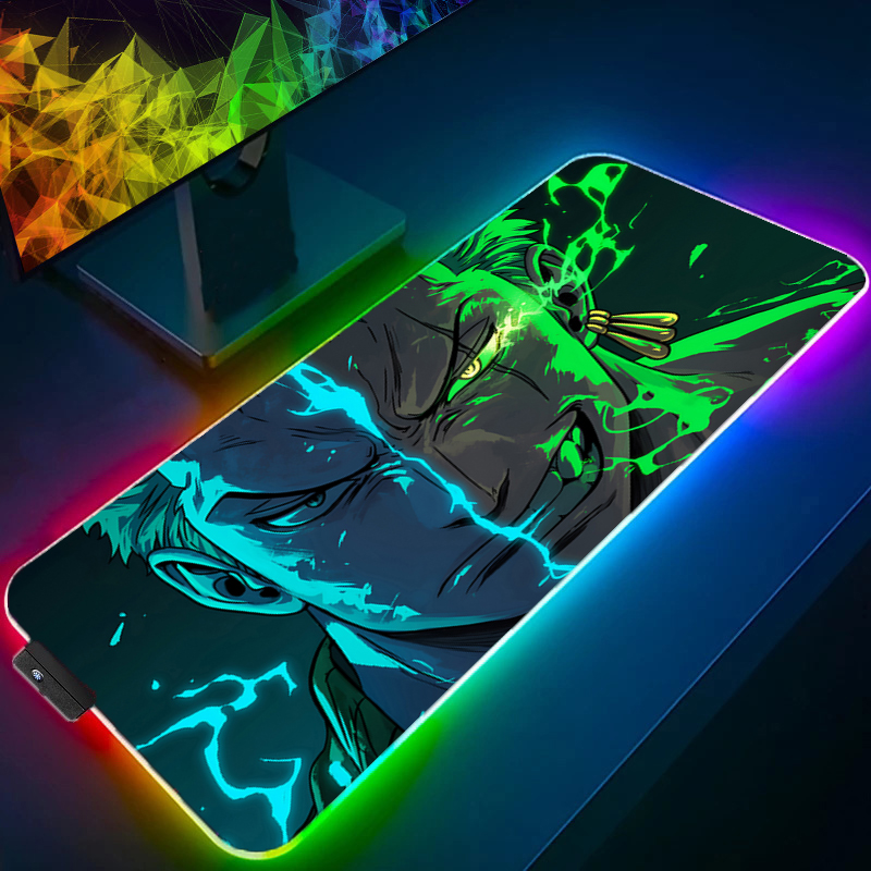 Gaming Accessories Rgb - قطعة واحدة زورو ماوس الوسادة RGB