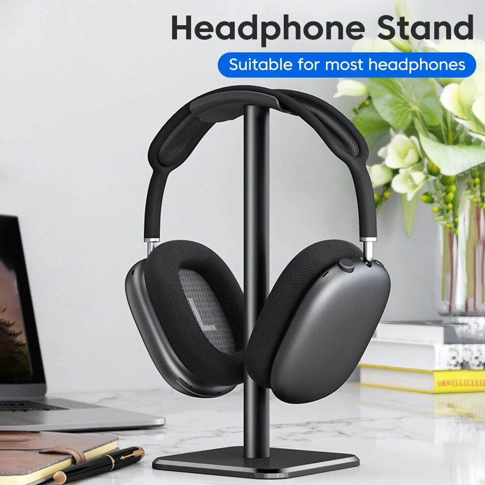Gaming Accessories For Setup - حامل سماعة الرأس العالمي من سبائك