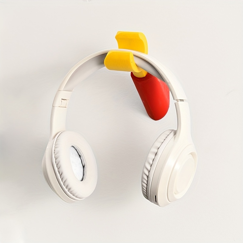 Gaming Accessories Wall Mount - حامل سماعات رأس لاصق ذاتيًا على