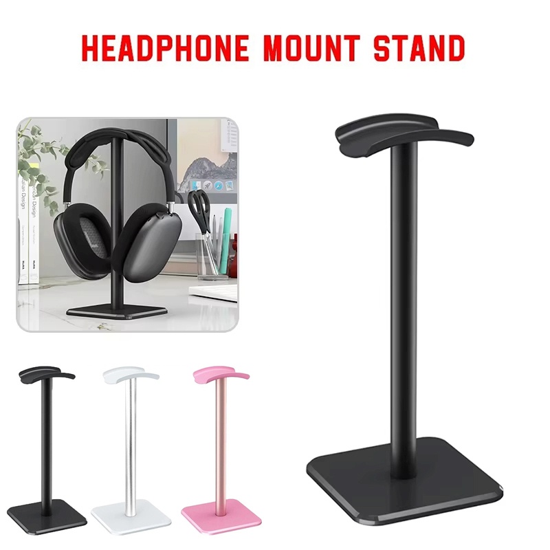 Gaming Accessories For Setup - حامل سماعات رأس عالمي من البلاستيك،